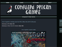 Tablet Screenshot of confused-pelican.com
